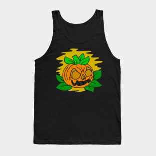 Helloween tshirt with nice Horro motive for creepy people Tank Top